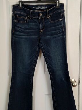American Eagle Outfitters Dark Blue Flare Jeans